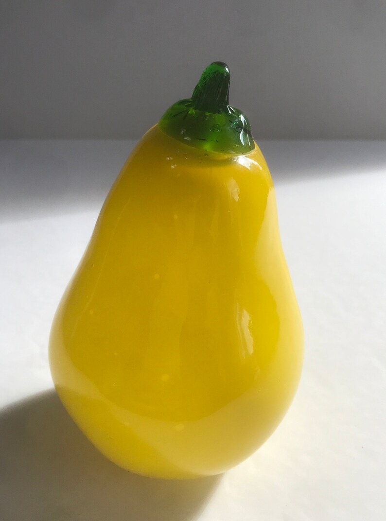 Vintage Art Glass Fruit Decor Lot3 Etsy