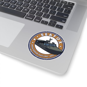 Navy Seafox Sticker