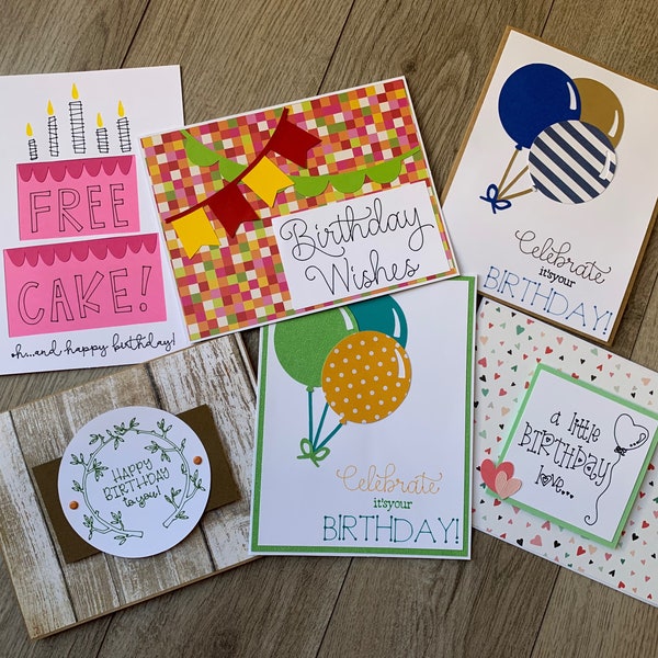 Paquete de Surtido de Tarjetas de Cumpleaños