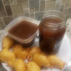 Guyanese tamarind sweet and a hint of spicy chutney sauce. Perfect to compliment bara and pulorie fritters.