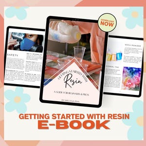 Guida per principianti all'arte della resina in PDF / Impara l'arte della resina epossidica per principianti / Ebook tutorial fai da te passo dopo passo / Download digitale