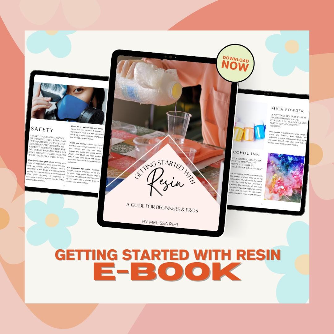 Resin Art for Beginners Ebook | Epoxy Resin Starter Guide | Learn