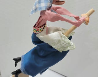 Bruja de cocina hecha a mano, Baba Yaga, protectora, buena suerte