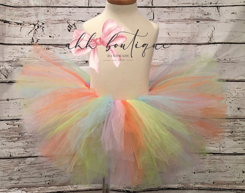pastel rainbow tutu tutu birthday outfit pastel rainbow birthday party tutu pastel rainbow tutu outfit