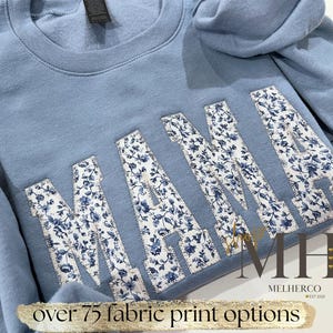 Sudadera bordada para mamá, suéter para mamá, anuncio de embarazo, regalo del Día de la Madre para mamá, personalizado para mí, Nana Gigi Tía Mamá Abuela