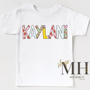 Personalized Back to School Shirt, Custom Name School Shirt, First Day Of School T-shirt,  Girl Custom Name shirt, Girl School Shirt