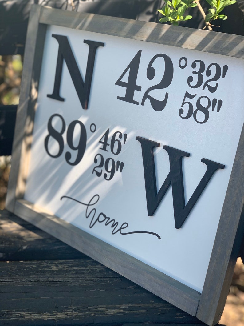 Home Coordinates Sign Coordinates Sign 3d Latitude and Longitude Latitude and Longitude Sign 3d Home Sign 3d Coordinates