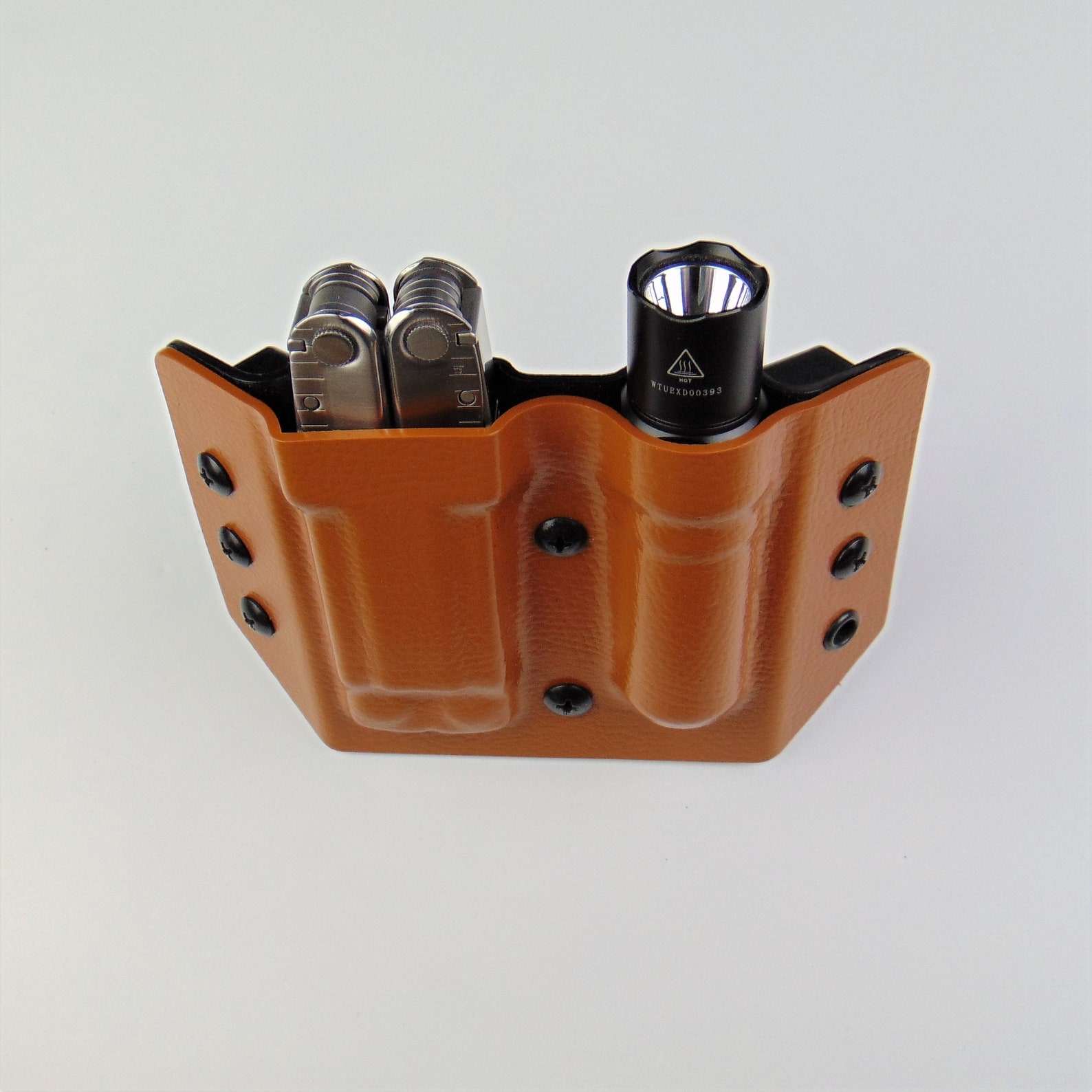 EDC Combo Holster Leatherman Rebar & Fenix PD25 Flashlight Etsy