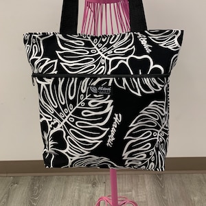 Damen Tragetaschen/Schultertasche/Casual/Hawaii/Monstera Design/made in Hawaii/Hawaii-Geschenke/Hawaii/Schultasche/waschbar/Sommertasche/MC827-1