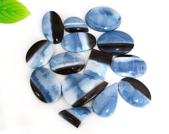 Opal Suppliers Natural Blue Opal Designer Round Shape Cabochon Jewellery Making Best Price Crafts AG-10923 Size 18x18x6 MM Pendant Stone
