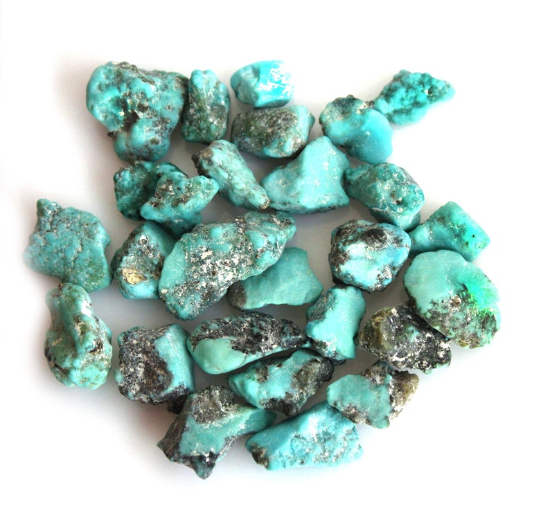 Natural American Turquoise Rough Rocks Arizona Mexican Etsy