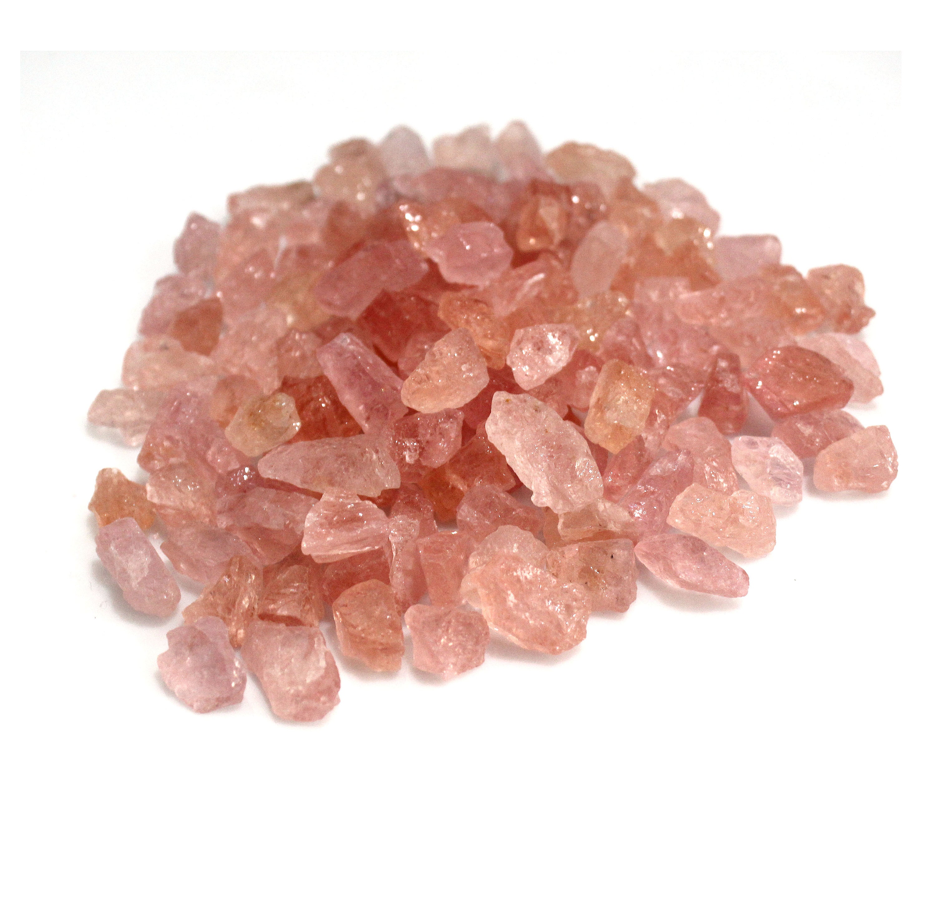 Raw Peach Morganite Rough Crystal Raw Morganite Healing | Etsy