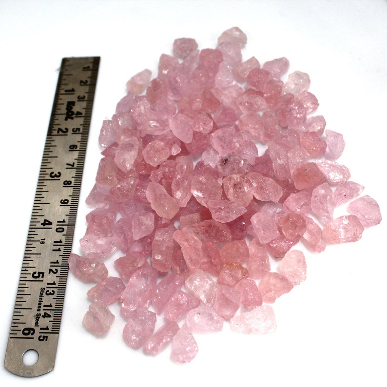 Raw Pink Morganite Rough Crystal Natural Raw Morganite | Etsy