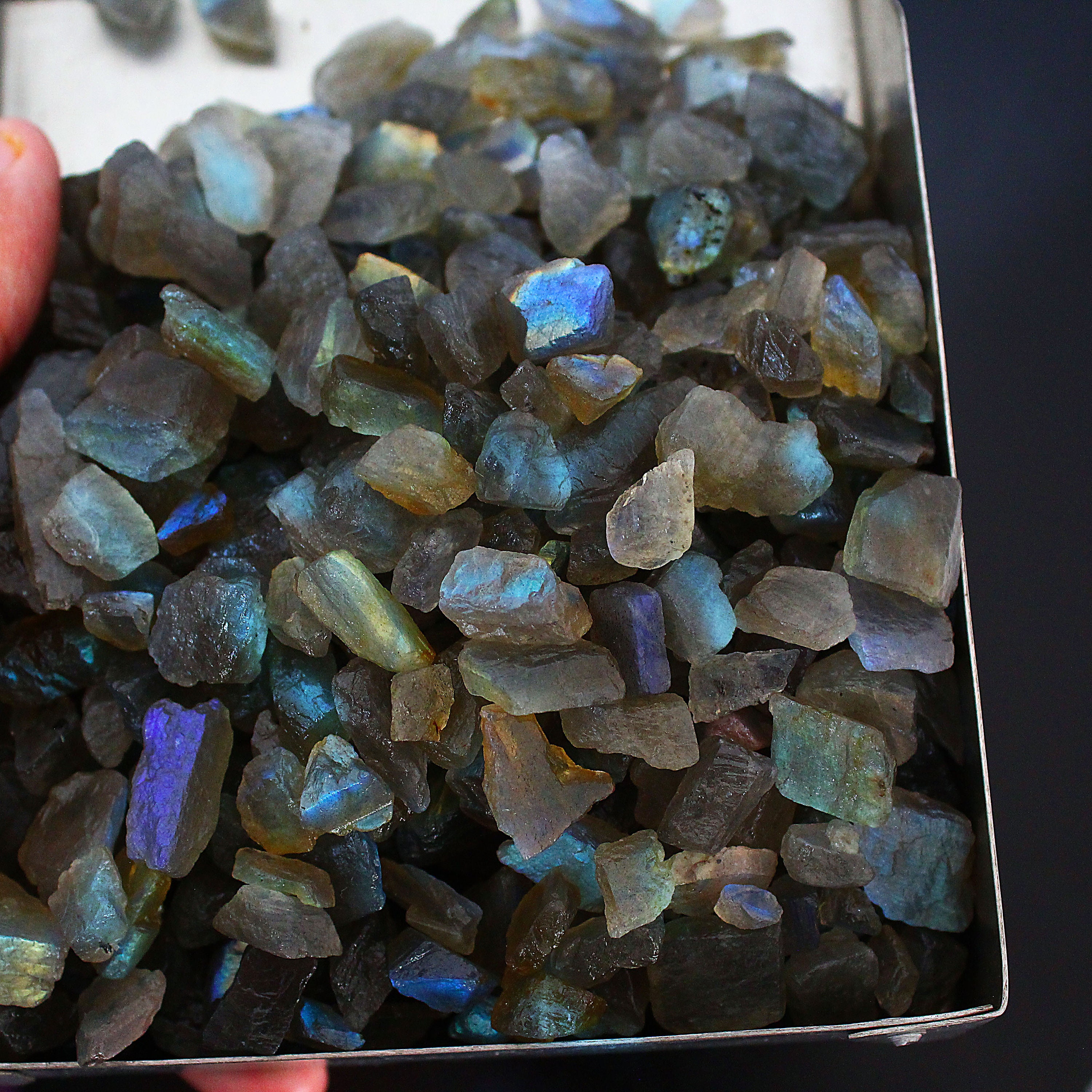 Raw Labradorite Gemstone Rough Crystal 15 to 20 mm Natural Etsy