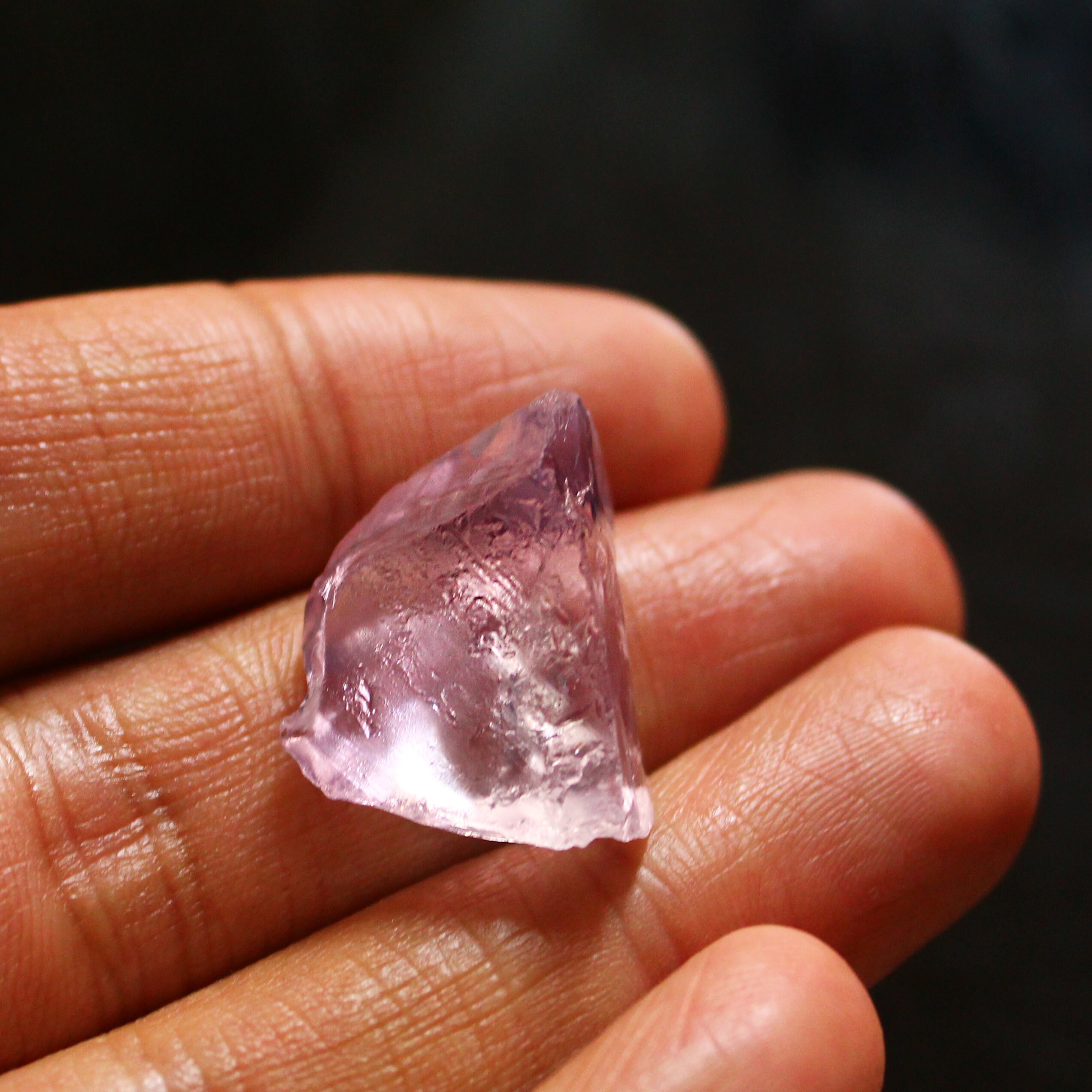 Lavender Quartz Raw Gemstone Crystal Lilac Pink Lavender Etsy