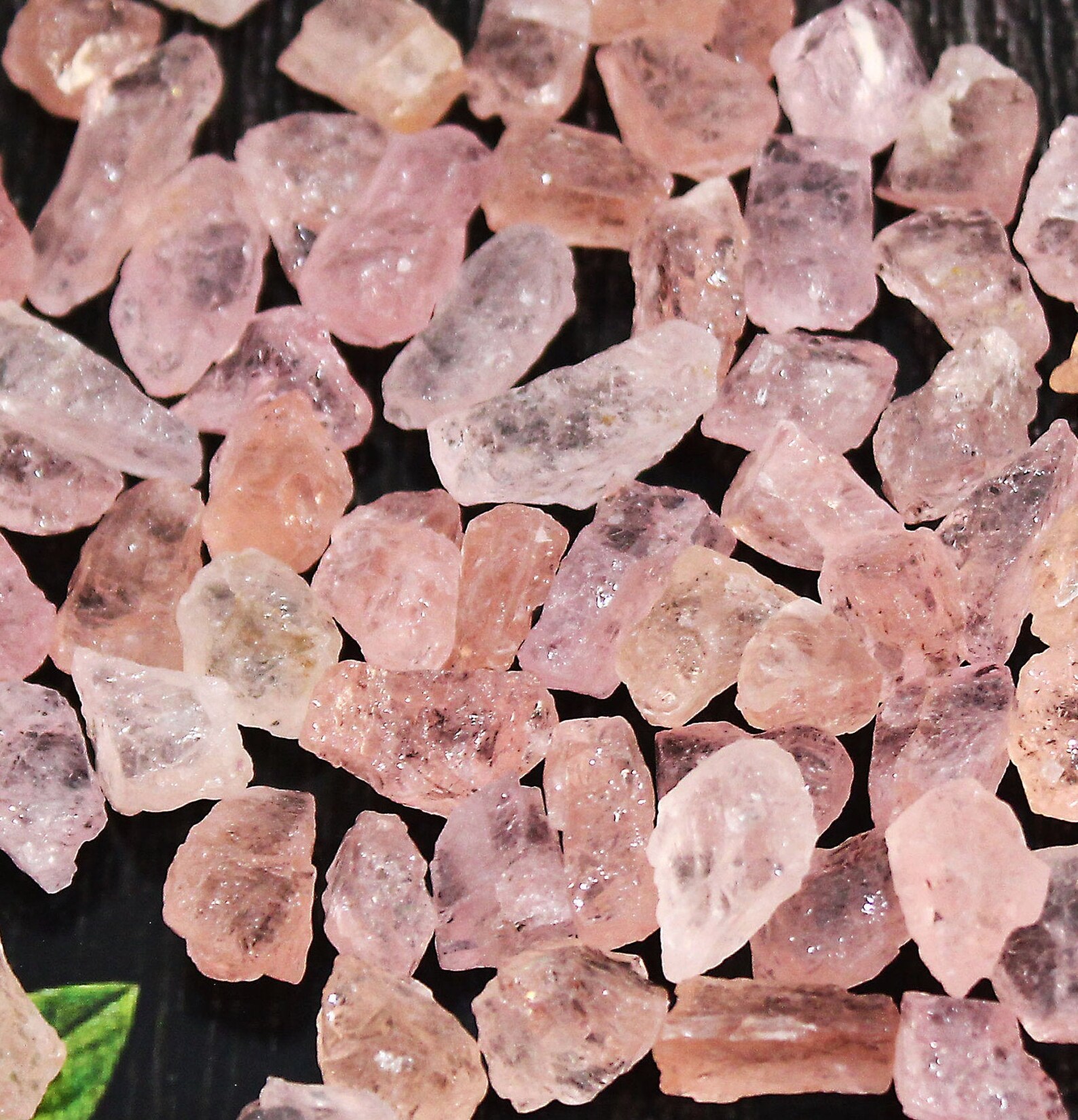 Raw Peach Morganite Rough Crystal Raw Morganite Healing | Etsy