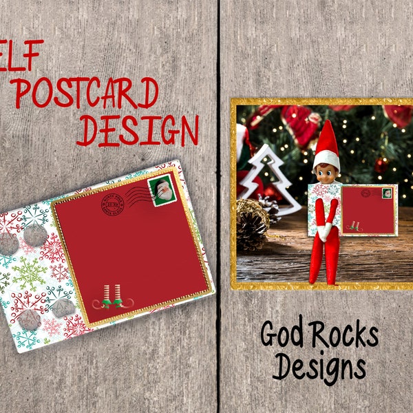 Elf Card - Etsy