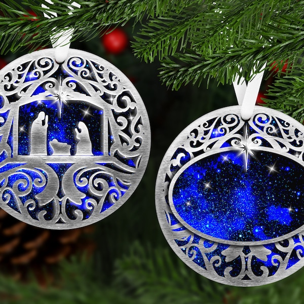Printable Nativity Ornaments
