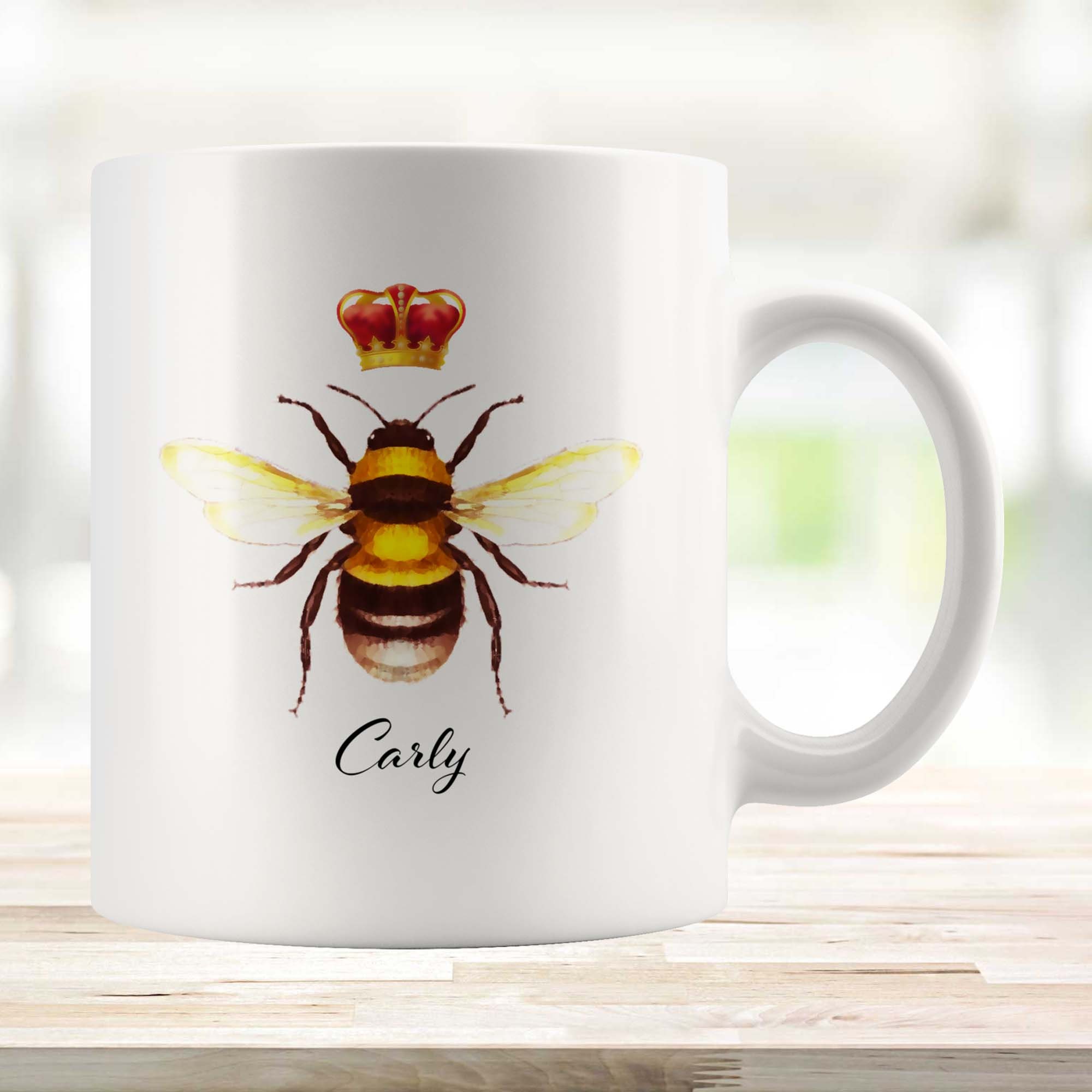 Bumblebee Mug Sale Personalized Name Gift Cup For Her Mothers Etsy