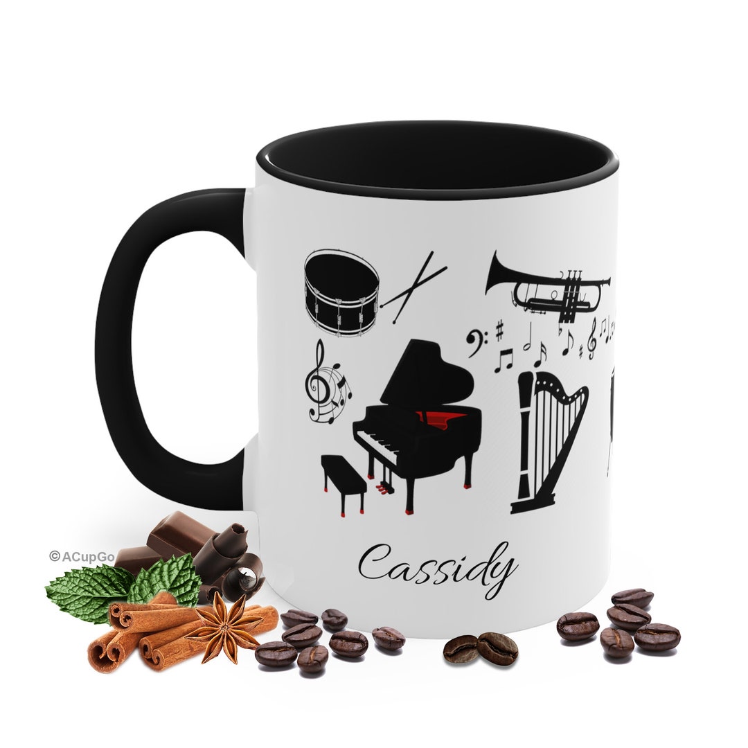 Musical Instruments Coffee Cup Music Gift Select 11oz Etsy