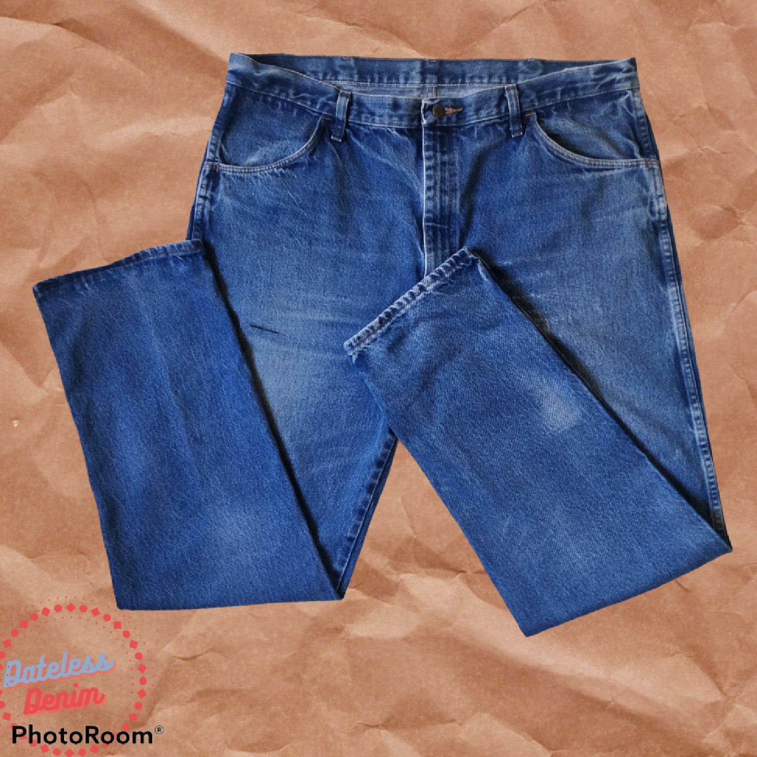 Waist: 38 Inches Vintage Rustler High 