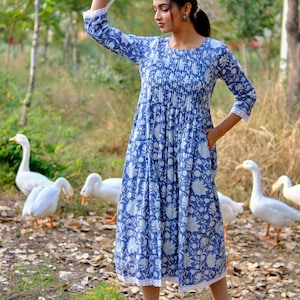 Long Kurti With Pockets, Indian Bridesmaids Dress, Gift for Her, Gift ...