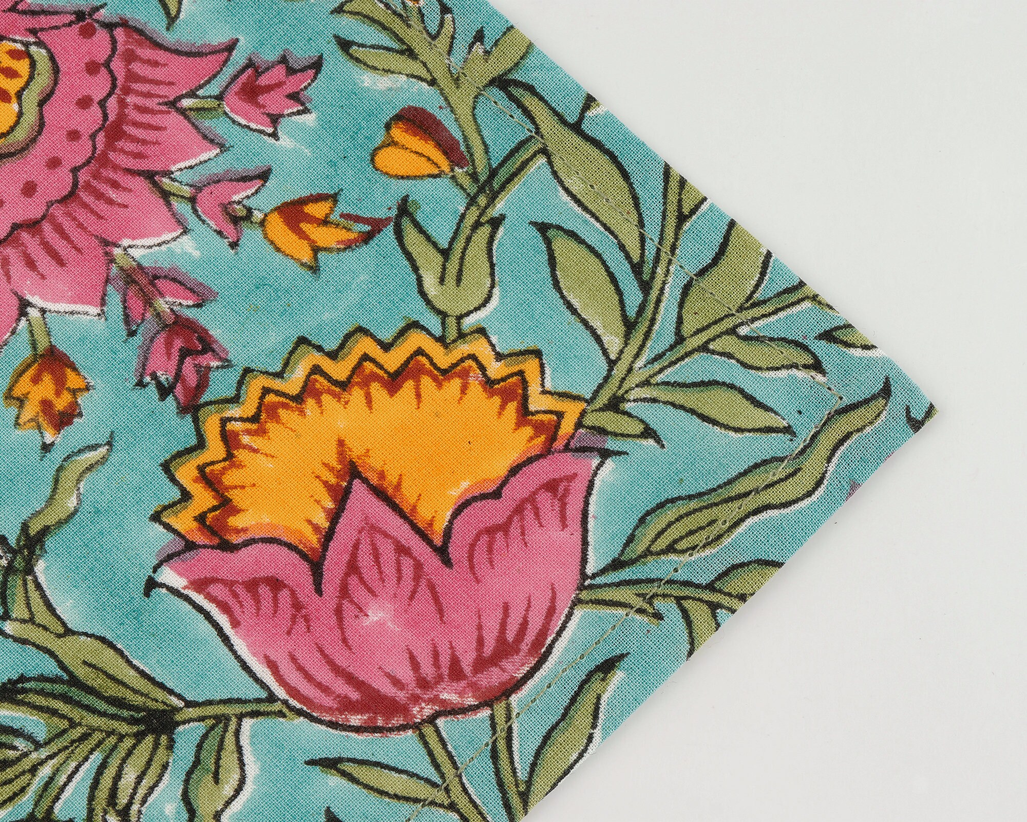 Fabricrush Cotton Napkins Cloth Napkins Indian Block Print Etsy