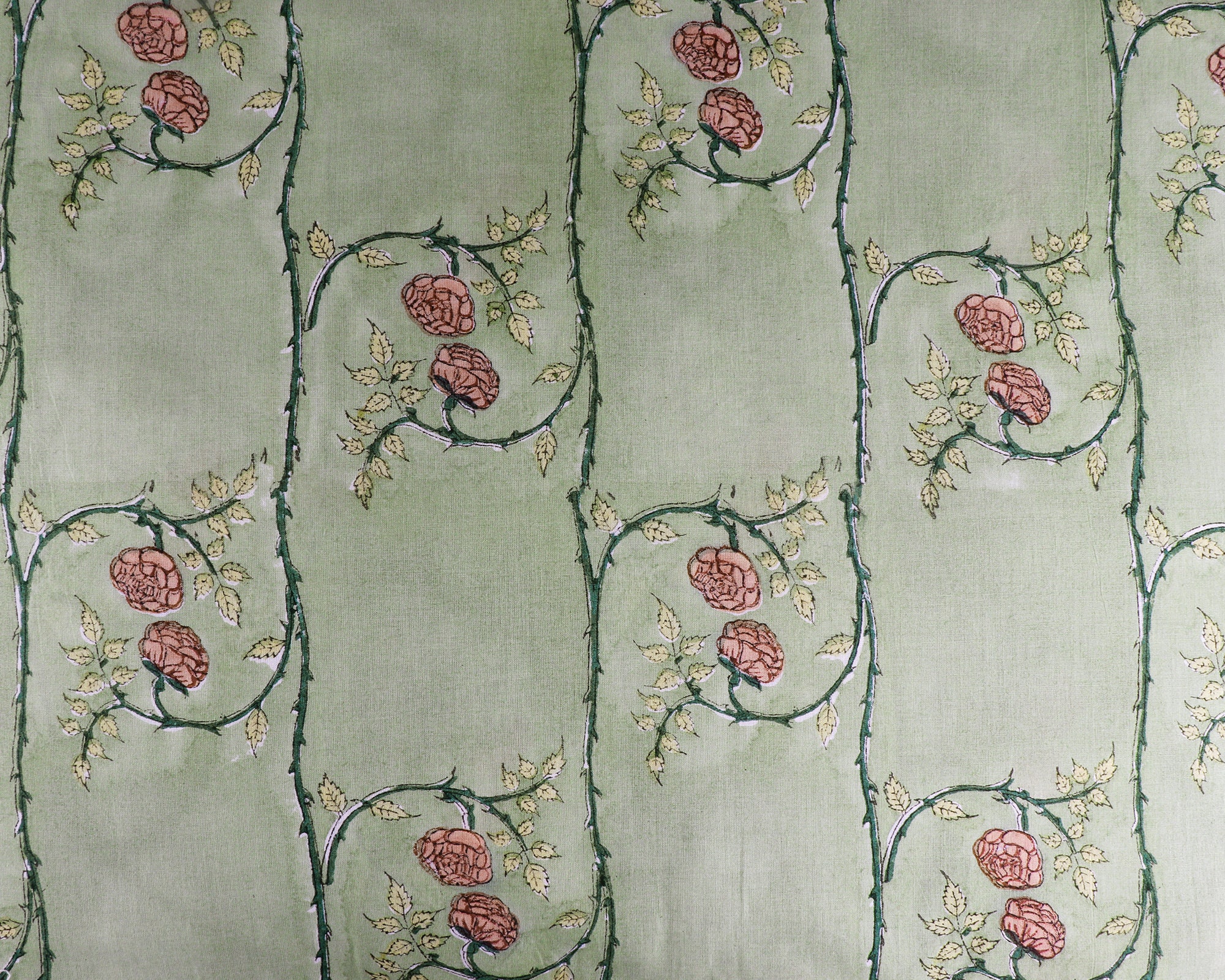 Floral Olive Green 100 Cotton Quilting Fabric by the yard Etsy