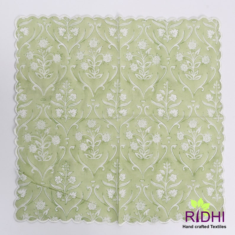 Sage Green off White Cloth Napkins Cotton Napkins Etsy