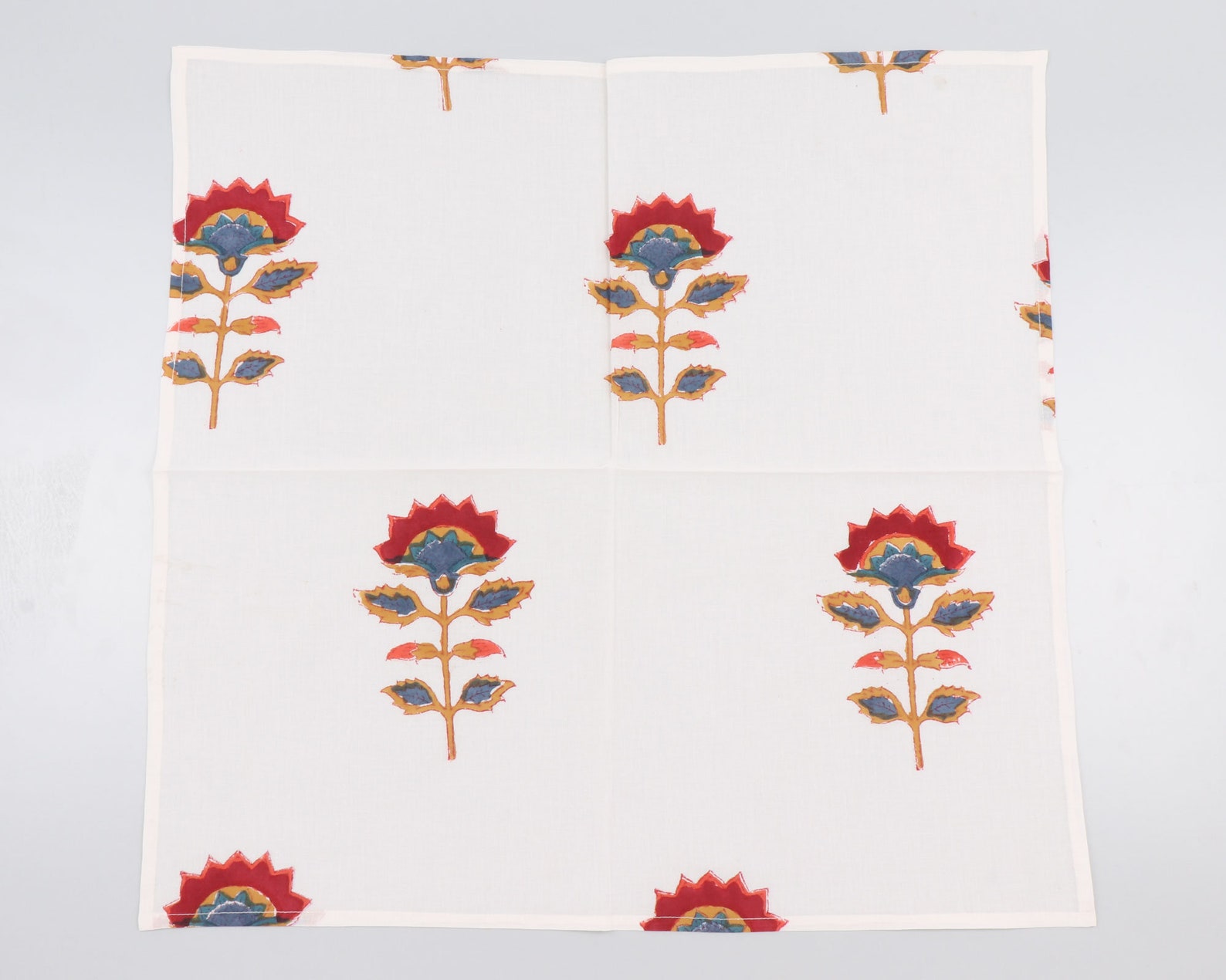 Fabricrush Cotton Napkins Cloth Napkins Indian Block Print Etsy