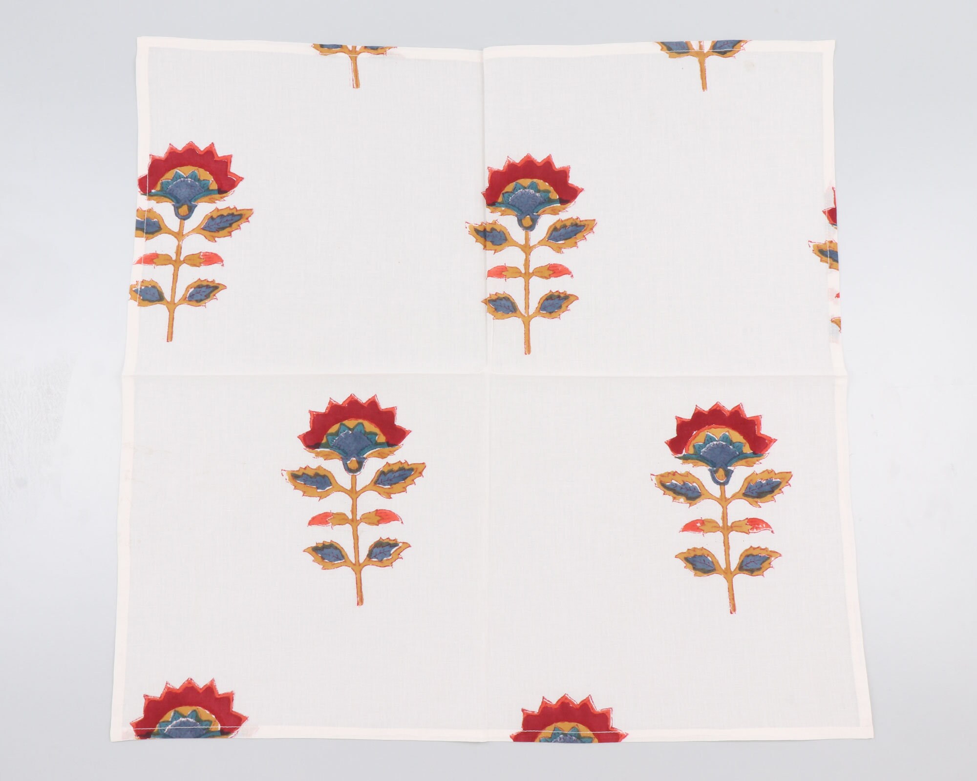 Fabricrush Cotton Napkins Cloth Napkins Indian Block Print Etsy