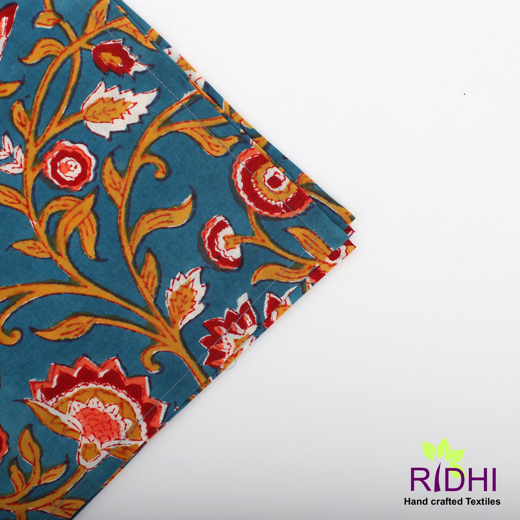 Fabricrush Cotton Napkins Cloth Napkins Indian Block Print Etsy