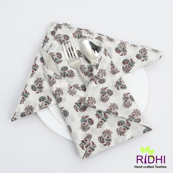 Kitchen & Dining Linens 9X9 Cocktail Napkins Off White Cloth Napkins 20X20 Dinner Napkins