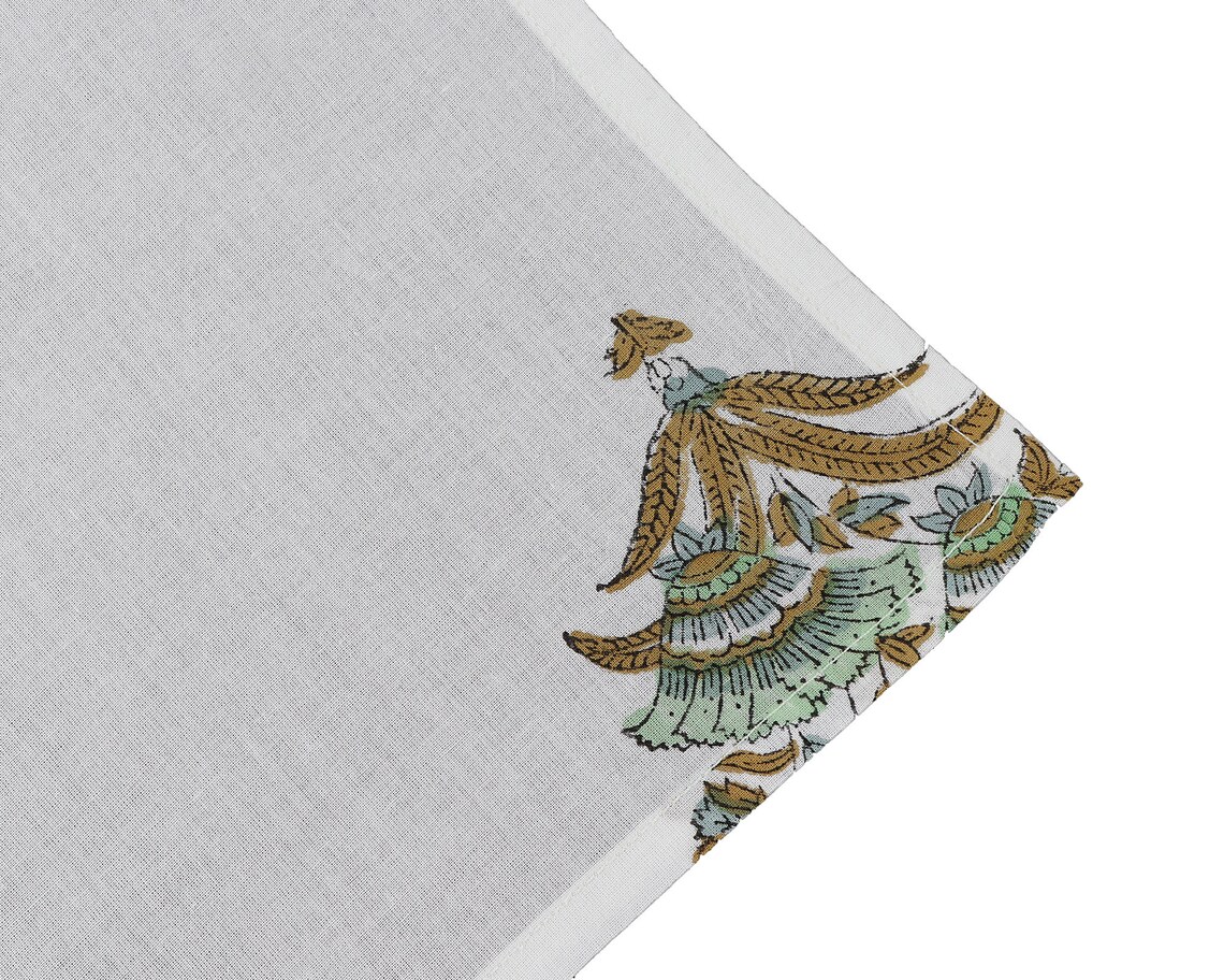 Fabricrush Cotton Napkins Cloth Napkins Indian Block Print Etsy