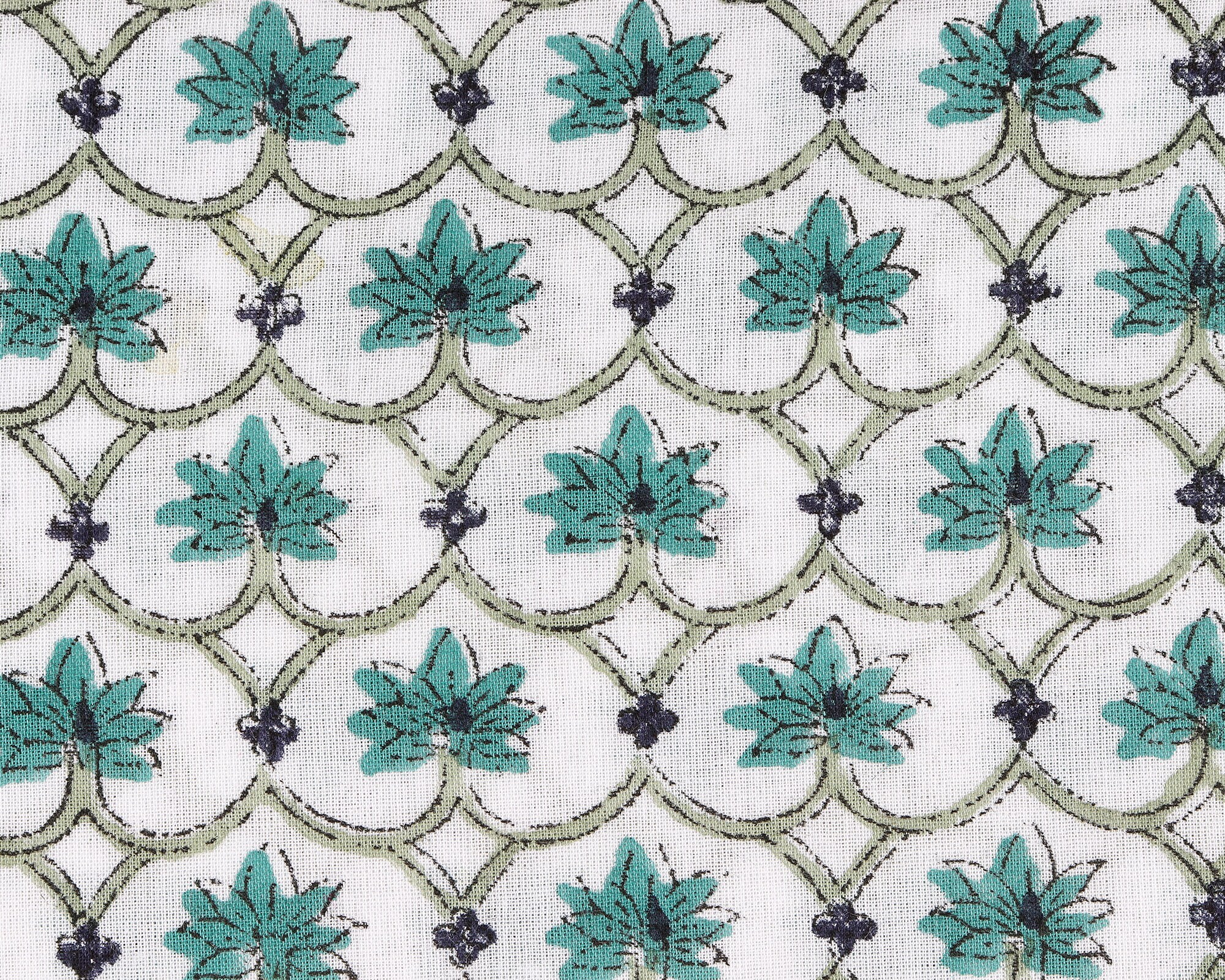 Dark Teal Olive Green Cotton Quilting Fabric by the Yard Etsy