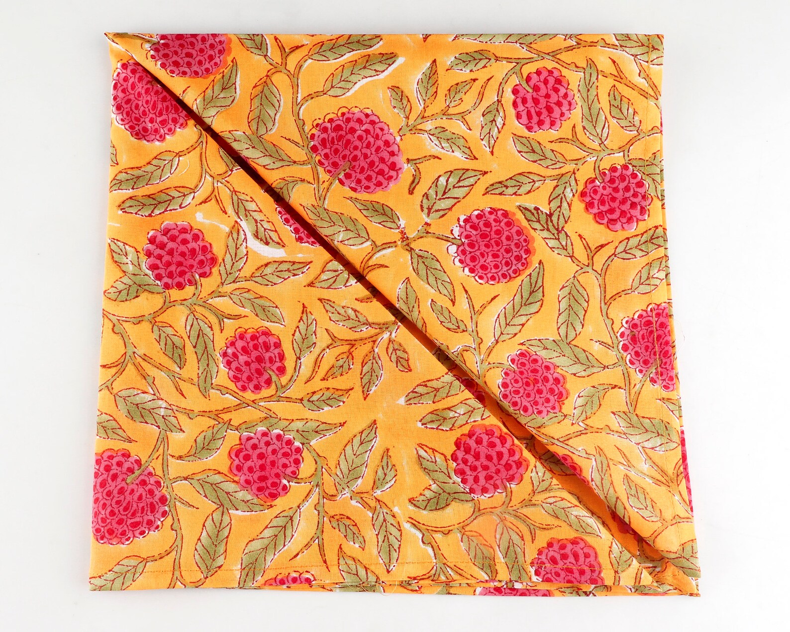 Sustainable Cotton Napkins India Block Print Cloth Napkins Etsy