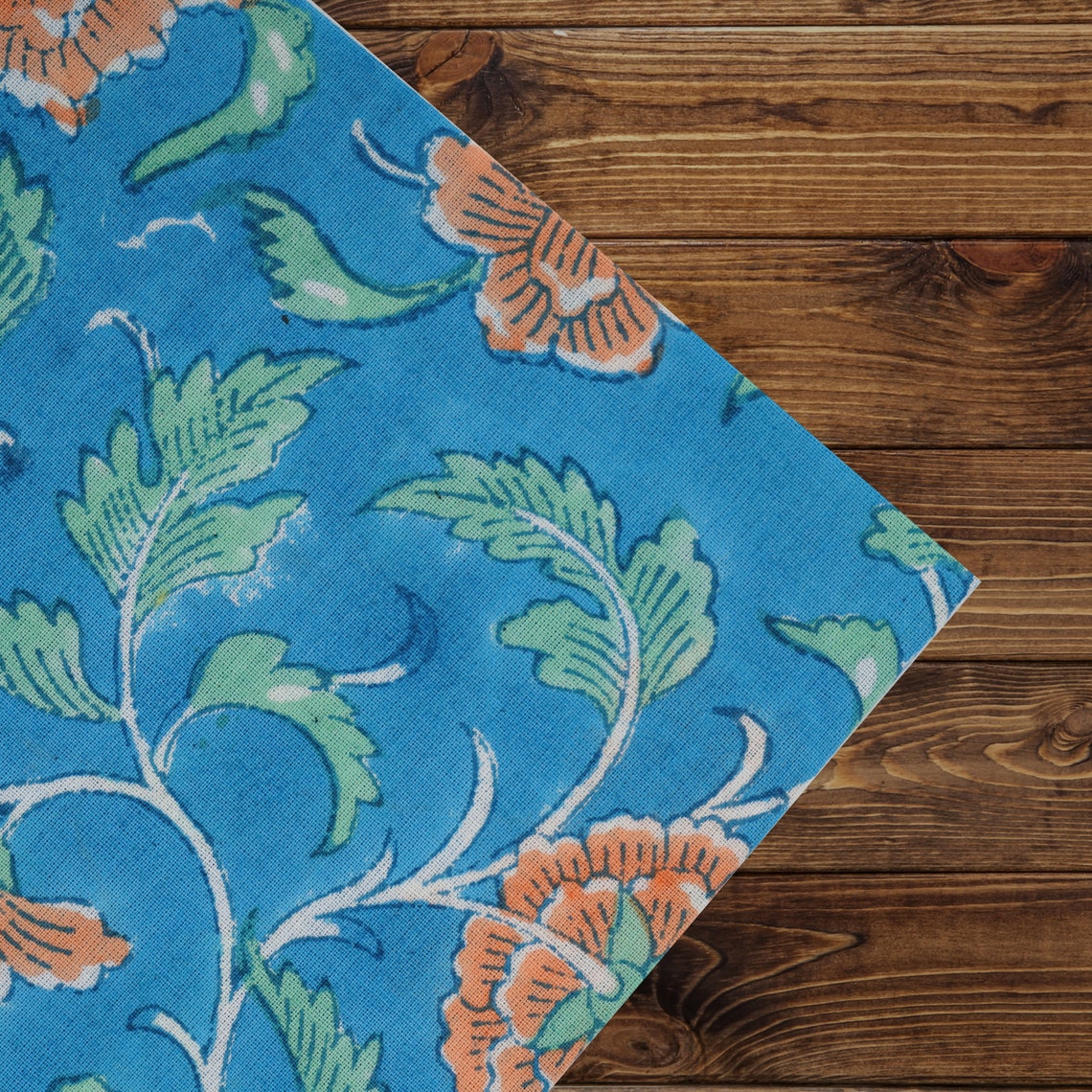 Sustainable Cotton Napkins India Block Print Cloth Napkins Etsy