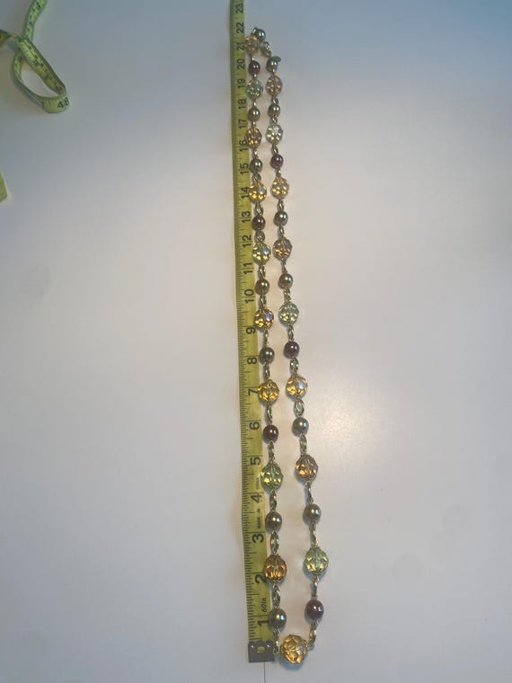 KJL Kenneth Jay Lane Vintage Necklace Gold Tone C… - image 4