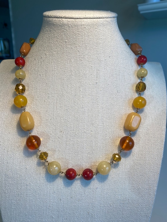 Vintage Jewelry Colorful Joan Rivers Lucite Beaded