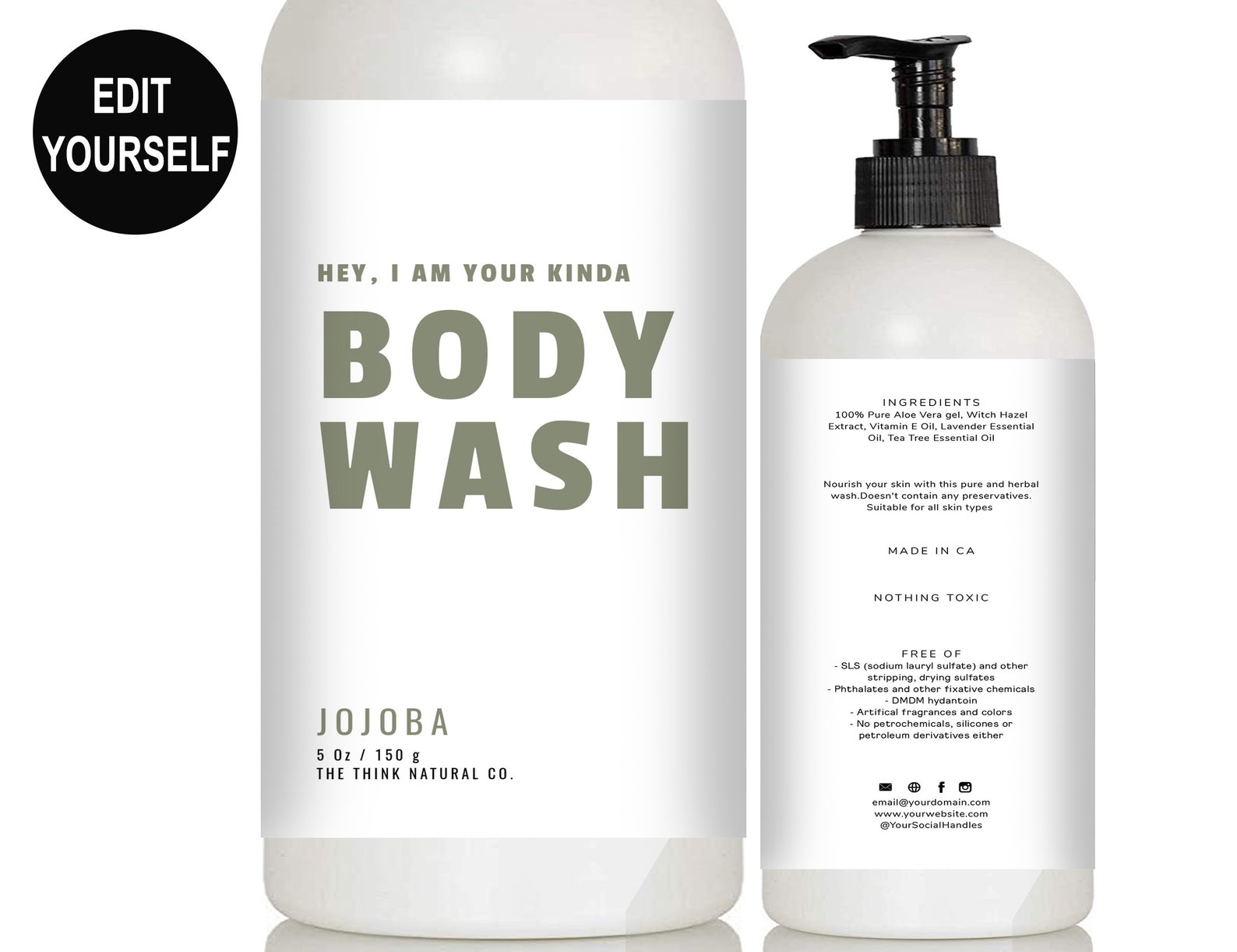 Claudia Body Wash Label Template Liquid Soap Label Editable Etsy Claudia Body Wash Label Template Liquid Soap Label Editable Etsy