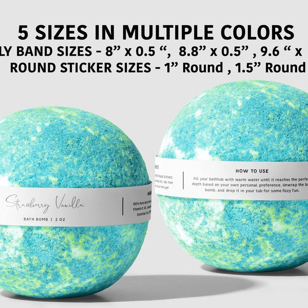 Bath Bomb Labels - Etsy