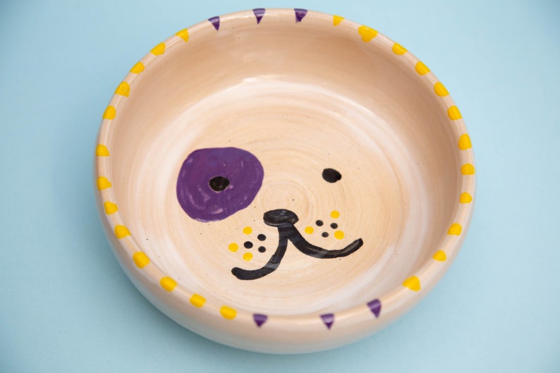 Handmade ceramic Dog bowl, ceramic food and water, dogs, image 4