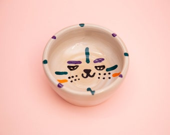 Handmade ceramic Pet bowl, ceramic food and water, kittens, dogs, cat