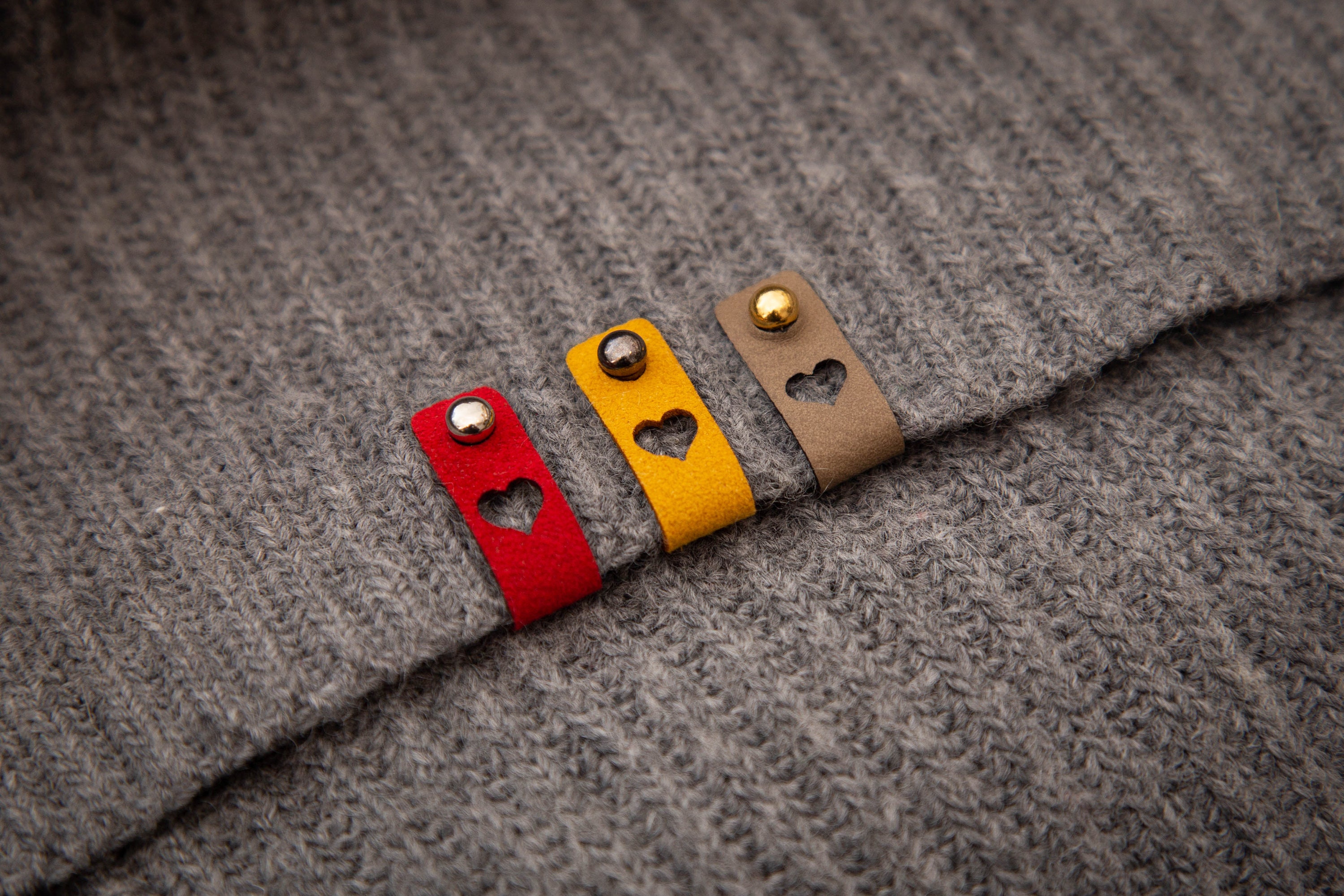 Labels With Rivets Faux Leather Knitting Labels Etsy