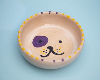 Handmade ceramic Dog bowl, ceramic food and water, dogs,