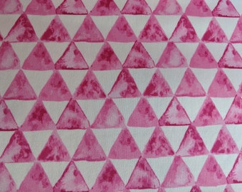 Pink Triangles PUL Waterproof Fabric
