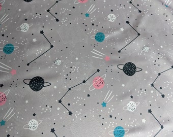 Planets and Stars PUL Waterproof Fabric