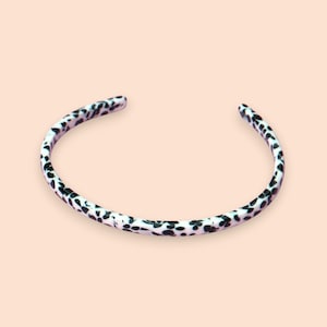 Dalmatian Spot Cuff Acetate Bracelet