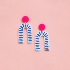 Take me back to the beach earrings Ohrstecker Pink