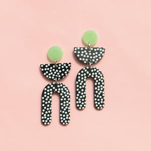 Funky Acrylic Statement Earrings